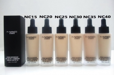 MAC STUDIO WATERWEIGHT SPF30 FOUNDATION NC 30ML L.0 OZ